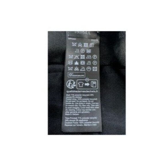 AllSaints Ember Women's 4 Satin Waist Tuxedo Slit Leg Crop Trousers NWT - Picture 7 of 8